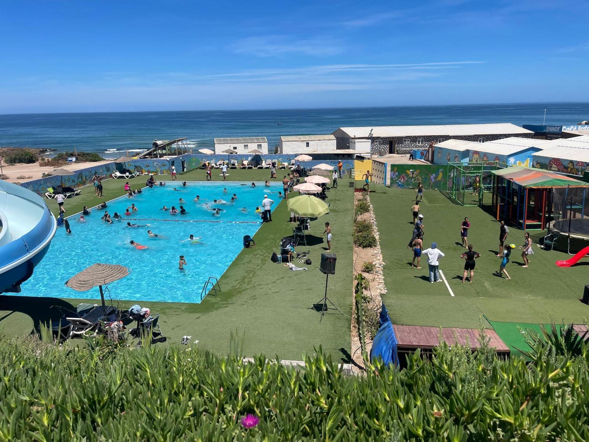 Camping Wassay Beach Sidi Ouassay Exteriör bild
