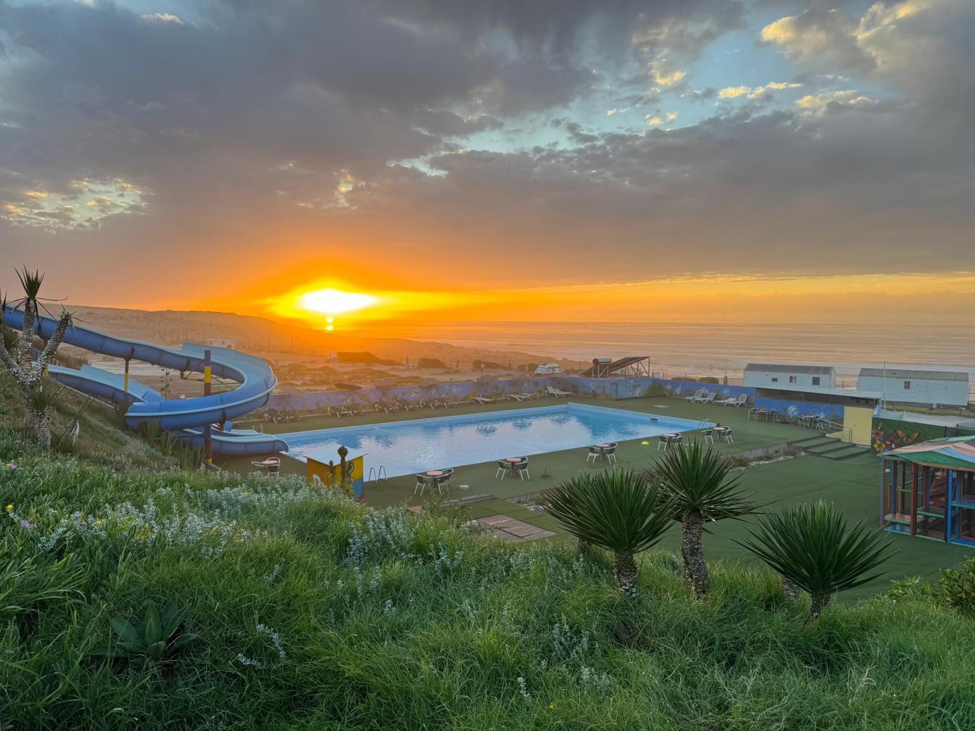 Camping Wassay Beach Sidi Ouassay Exteriör bild